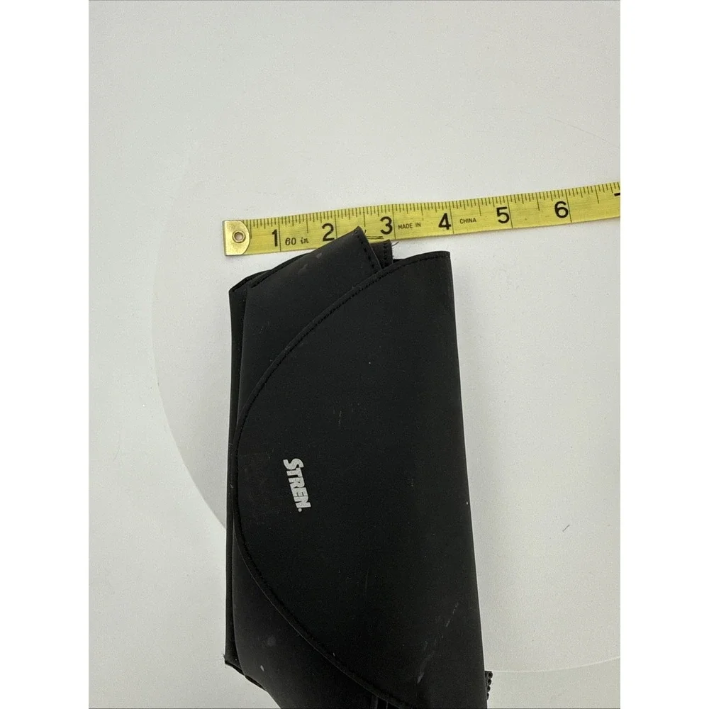 Black Soft Expandable Eyeglass Case and Cloth-Stren-Multi Section‎